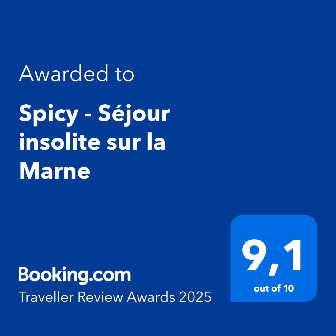 Spicy - Sejour Insolite Sur La Marne 莫城 外观 照片
